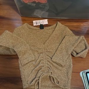 wild fable scrunch sweater